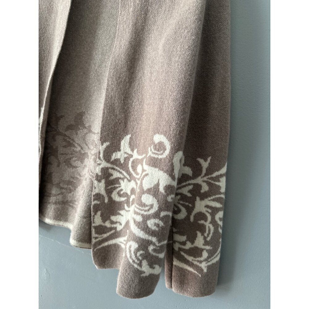 Benedetta B Italy Women’s Small Merino Wool Cashmere Tan Cardigan Quiet Luxury - Picture 3 of 8